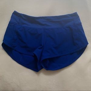 NWOT Lululemon Speed Up Shorts